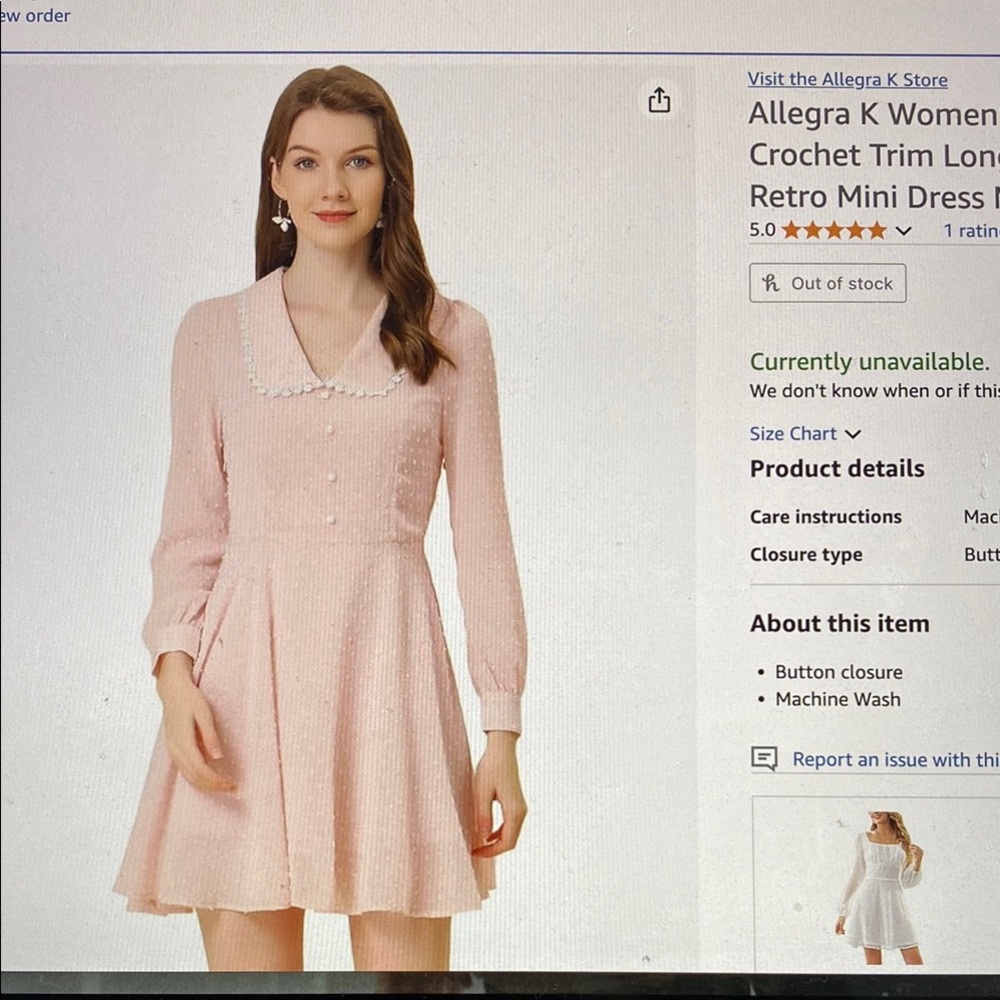 NWT Allegra K Pink Dress